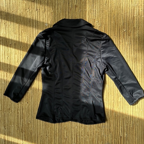 Marciano Corset-top with Boning Size L , Black 3/4 length sleeves - Picture 6 of 7